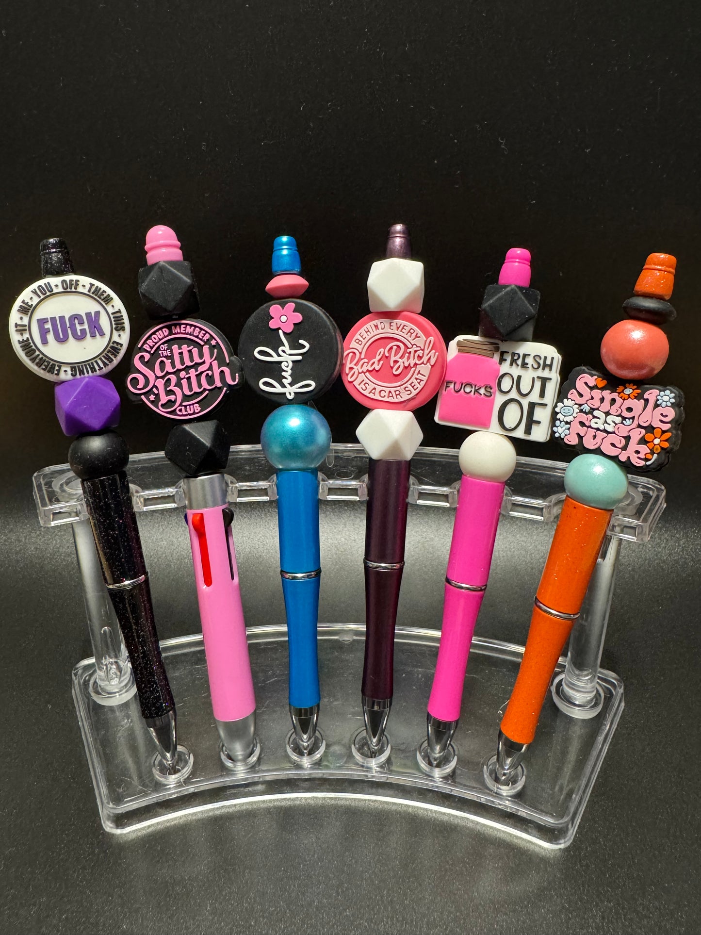 Adult language Beaded pens