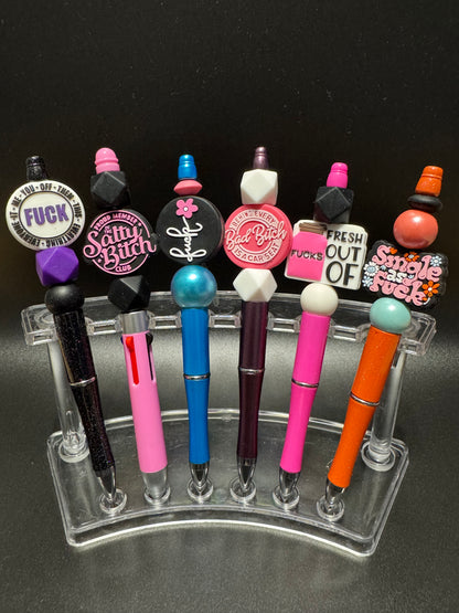 Adult language Beaded pens