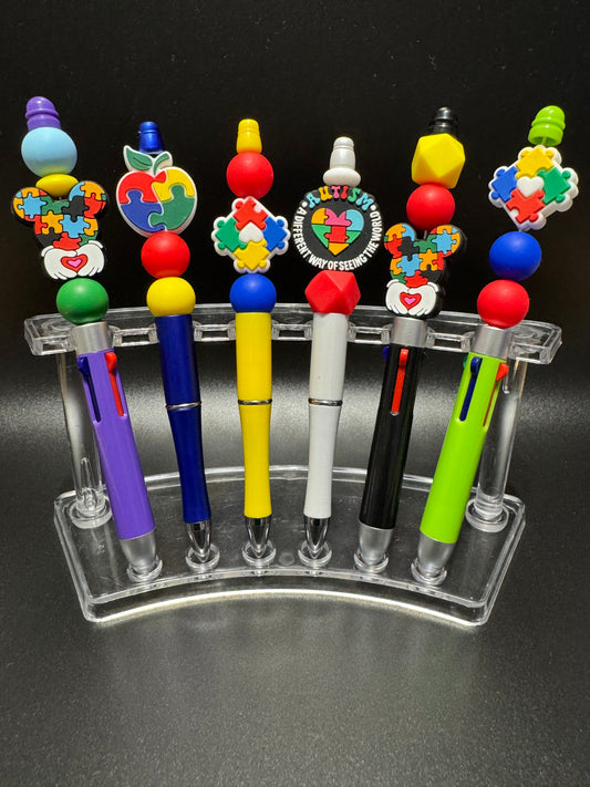 Autism awareness Beaded pens